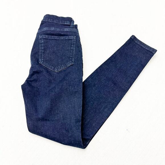 Boden The Soho Skinny Dark Wash Denim Jeans Tuxedo Stripe Detail Size 8 EUC/Mint - Picture 9 of 9